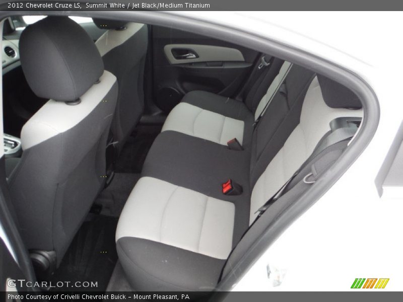 Summit White / Jet Black/Medium Titanium 2012 Chevrolet Cruze LS