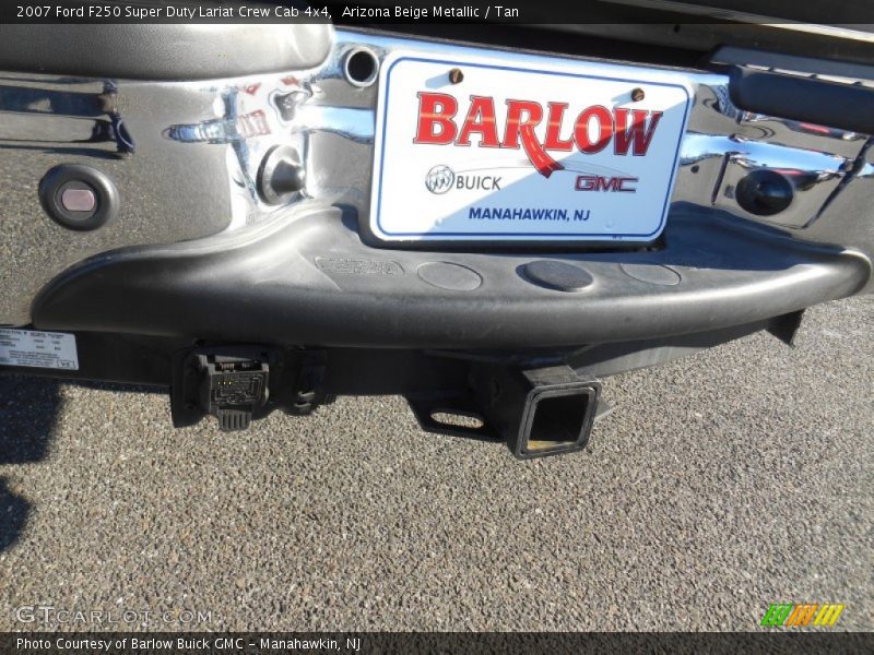 Arizona Beige Metallic / Tan 2007 Ford F250 Super Duty Lariat Crew Cab 4x4