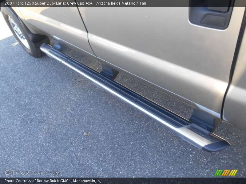 Arizona Beige Metallic / Tan 2007 Ford F250 Super Duty Lariat Crew Cab 4x4