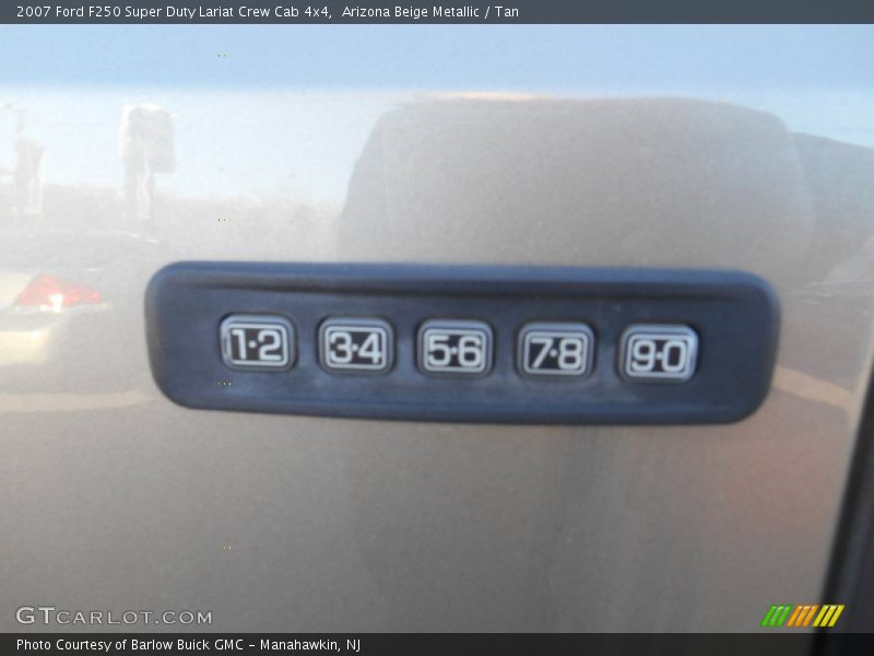 Arizona Beige Metallic / Tan 2007 Ford F250 Super Duty Lariat Crew Cab 4x4