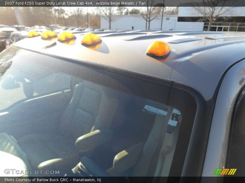Arizona Beige Metallic / Tan 2007 Ford F250 Super Duty Lariat Crew Cab 4x4