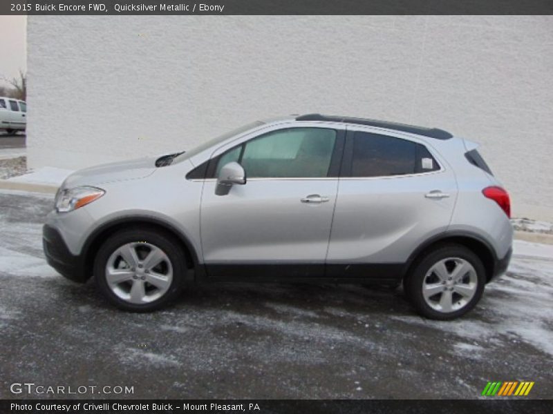 Quicksilver Metallic / Ebony 2015 Buick Encore FWD