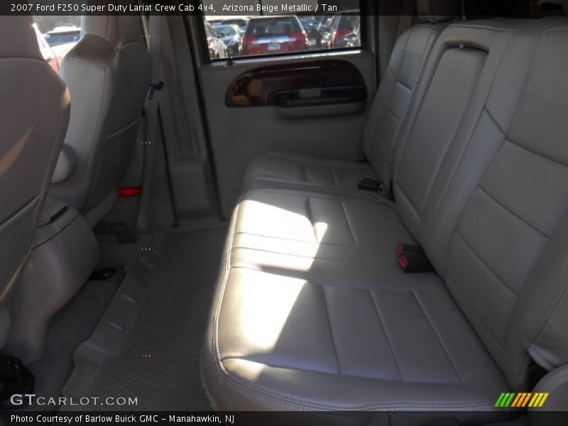 Arizona Beige Metallic / Tan 2007 Ford F250 Super Duty Lariat Crew Cab 4x4