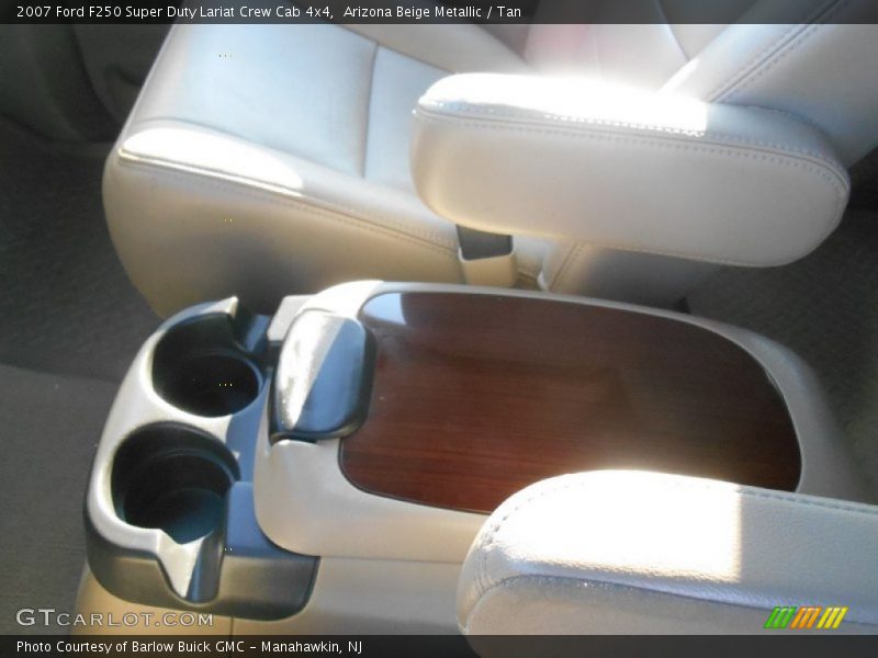 Arizona Beige Metallic / Tan 2007 Ford F250 Super Duty Lariat Crew Cab 4x4