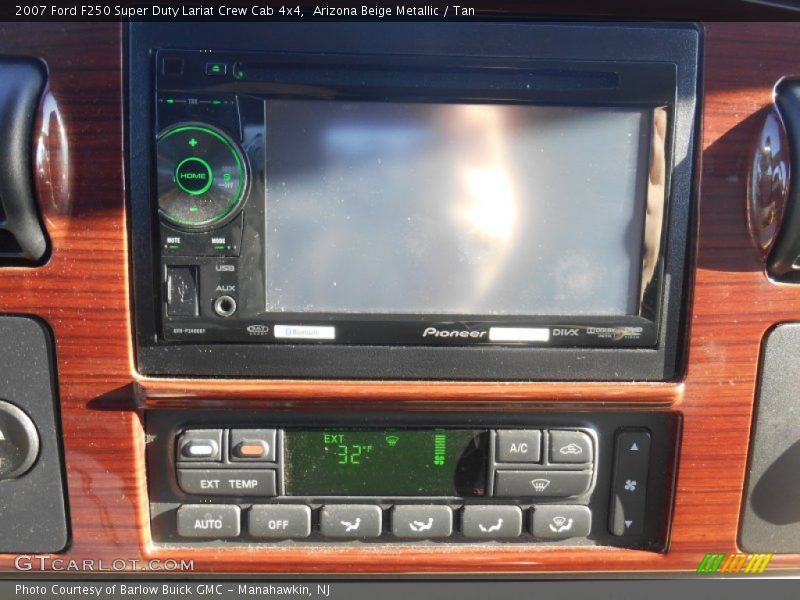 Arizona Beige Metallic / Tan 2007 Ford F250 Super Duty Lariat Crew Cab 4x4