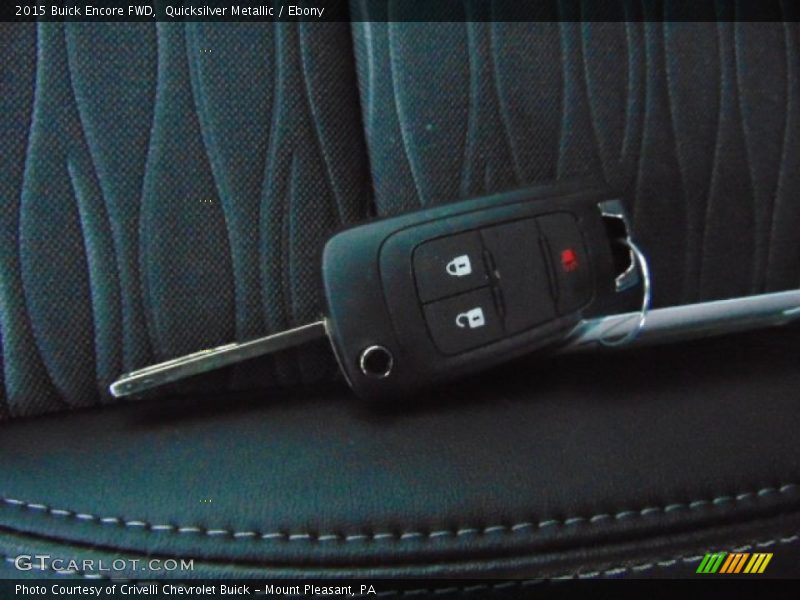 Quicksilver Metallic / Ebony 2015 Buick Encore FWD