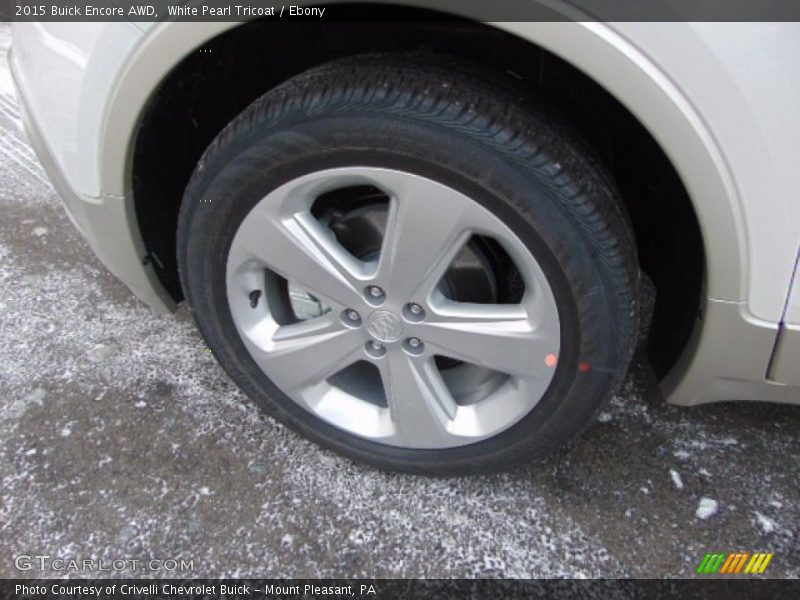White Pearl Tricoat / Ebony 2015 Buick Encore AWD