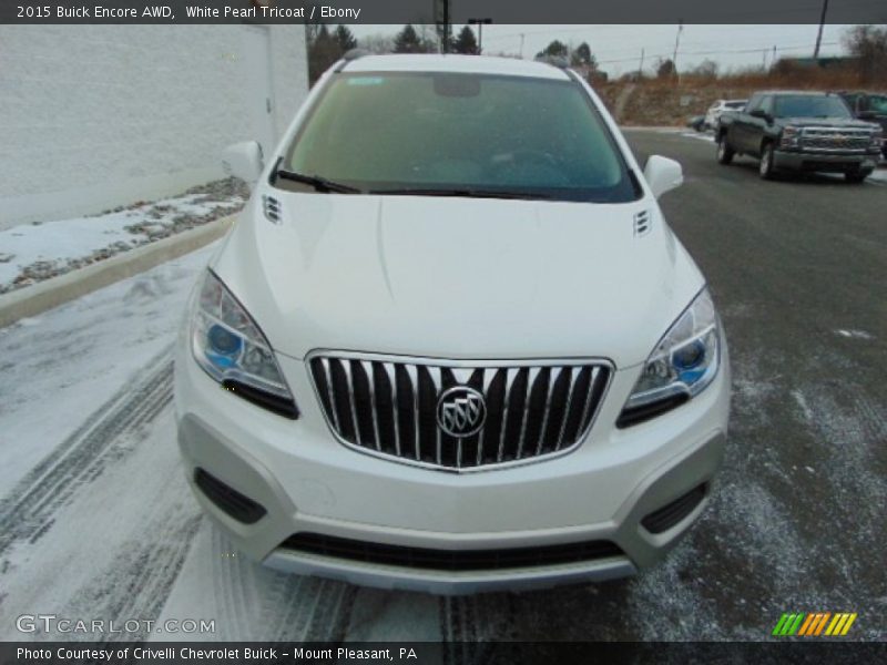White Pearl Tricoat / Ebony 2015 Buick Encore AWD
