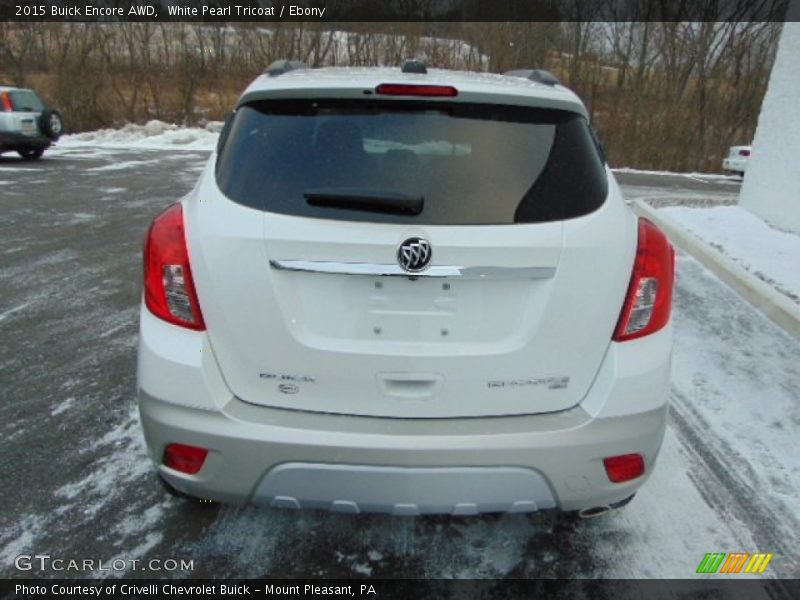 White Pearl Tricoat / Ebony 2015 Buick Encore AWD