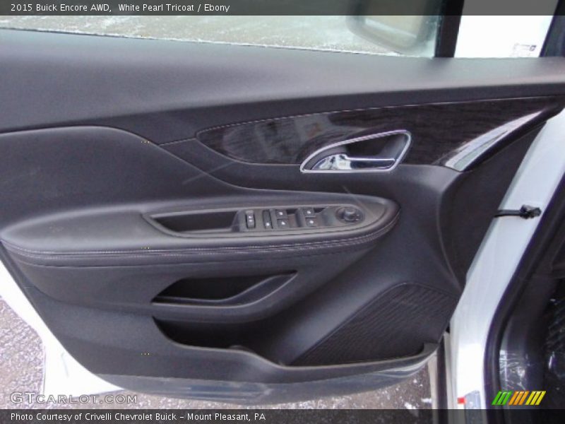 White Pearl Tricoat / Ebony 2015 Buick Encore AWD