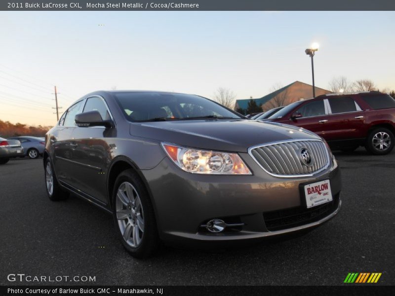 Mocha Steel Metallic / Cocoa/Cashmere 2011 Buick LaCrosse CXL