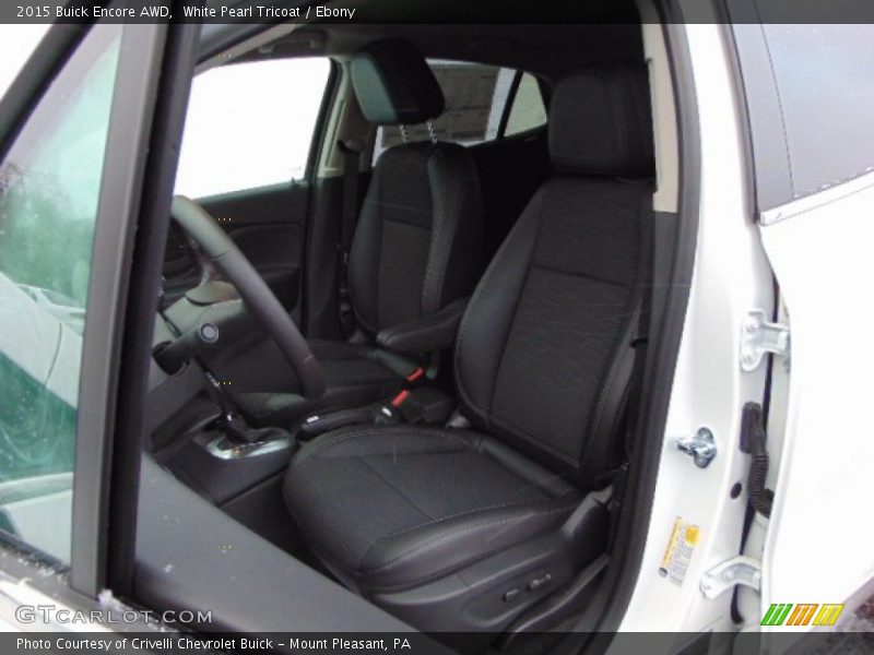 White Pearl Tricoat / Ebony 2015 Buick Encore AWD