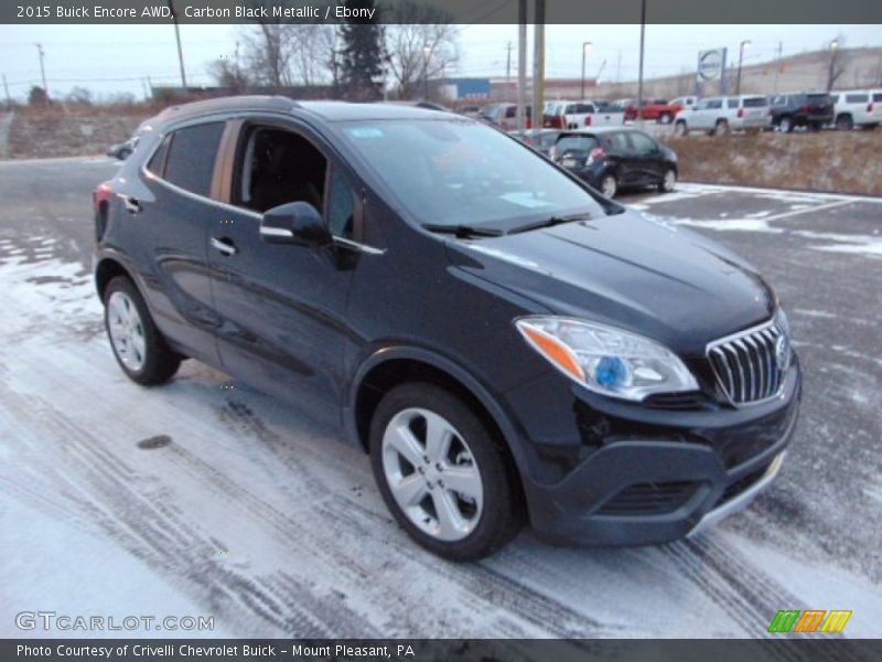 Carbon Black Metallic / Ebony 2015 Buick Encore AWD