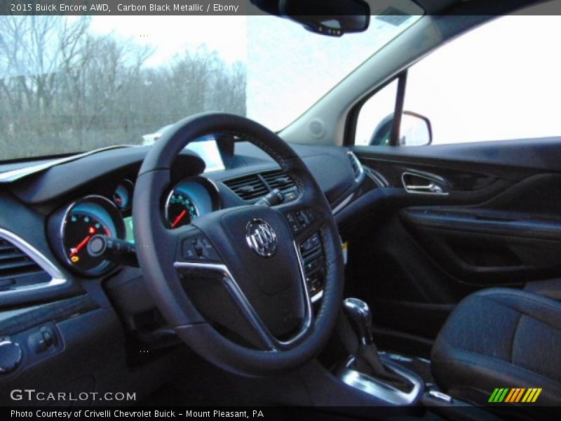 Carbon Black Metallic / Ebony 2015 Buick Encore AWD