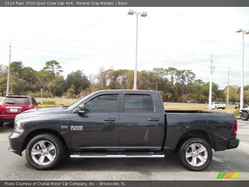 Mineral Gray Metallic / Black 2014 Ram 1500 Sport Crew Cab 4x4