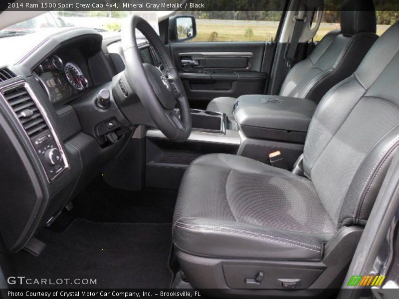 Mineral Gray Metallic / Black 2014 Ram 1500 Sport Crew Cab 4x4