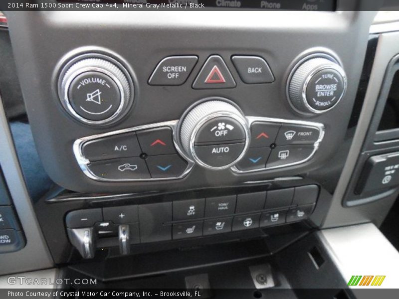 Mineral Gray Metallic / Black 2014 Ram 1500 Sport Crew Cab 4x4