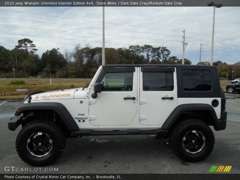 Stone White / Dark Slate Gray/Medium Slate Gray 2010 Jeep Wrangler Unlimited Islander Edition 4x4