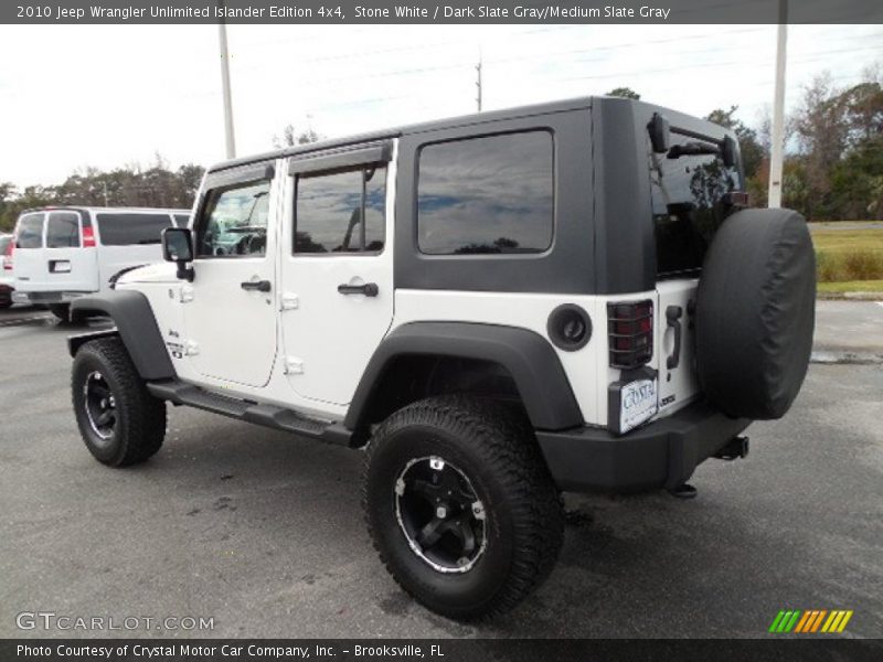 Stone White / Dark Slate Gray/Medium Slate Gray 2010 Jeep Wrangler Unlimited Islander Edition 4x4