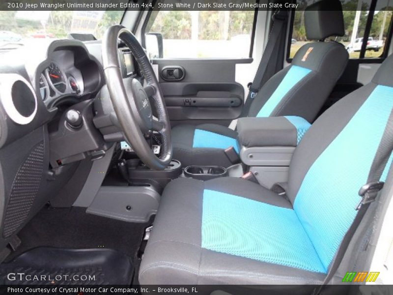 Stone White / Dark Slate Gray/Medium Slate Gray 2010 Jeep Wrangler Unlimited Islander Edition 4x4