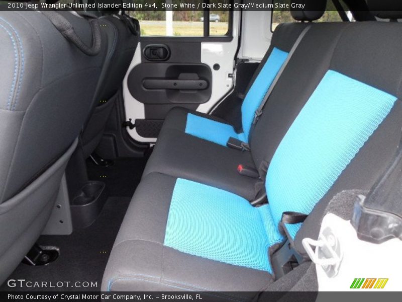 Stone White / Dark Slate Gray/Medium Slate Gray 2010 Jeep Wrangler Unlimited Islander Edition 4x4