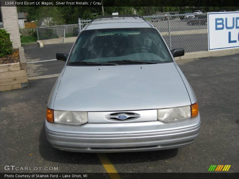 Silver Frost Metallic / Gray 1996 Ford Escort LX Wagon
