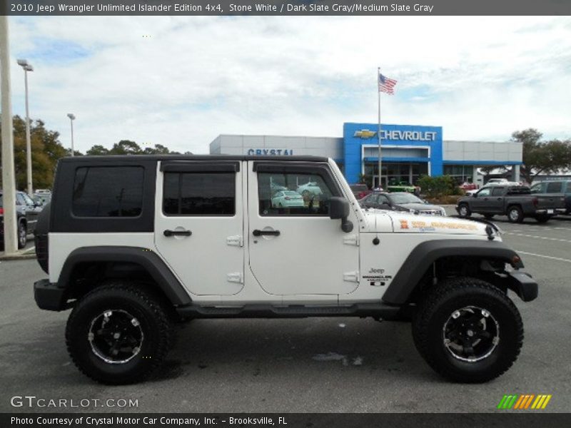 Stone White / Dark Slate Gray/Medium Slate Gray 2010 Jeep Wrangler Unlimited Islander Edition 4x4