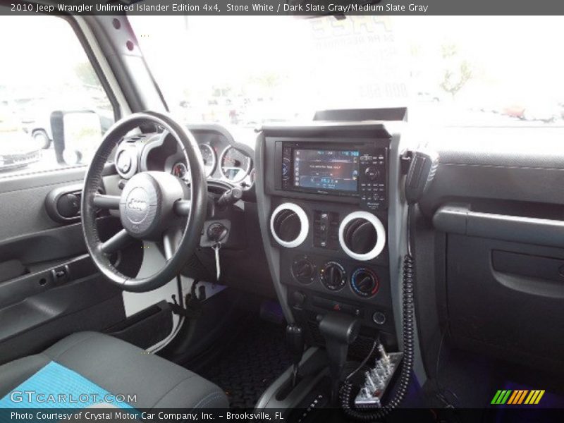 Stone White / Dark Slate Gray/Medium Slate Gray 2010 Jeep Wrangler Unlimited Islander Edition 4x4