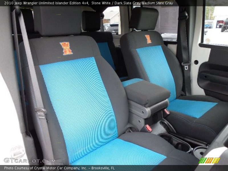Stone White / Dark Slate Gray/Medium Slate Gray 2010 Jeep Wrangler Unlimited Islander Edition 4x4