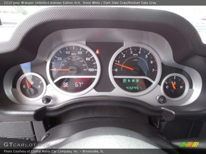 Stone White / Dark Slate Gray/Medium Slate Gray 2010 Jeep Wrangler Unlimited Islander Edition 4x4