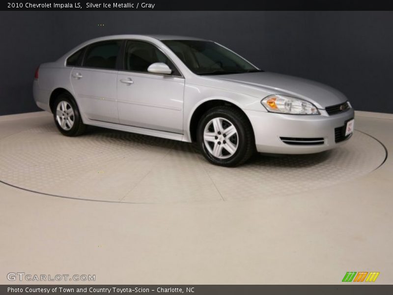 Silver Ice Metallic / Gray 2010 Chevrolet Impala LS