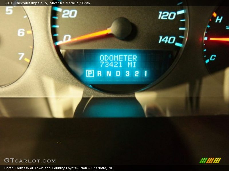 Silver Ice Metallic / Gray 2010 Chevrolet Impala LS