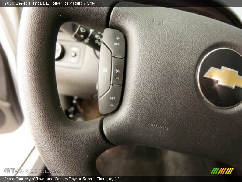 Silver Ice Metallic / Gray 2010 Chevrolet Impala LS