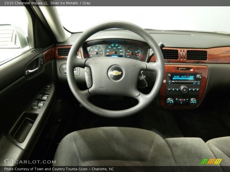 Silver Ice Metallic / Gray 2010 Chevrolet Impala LS