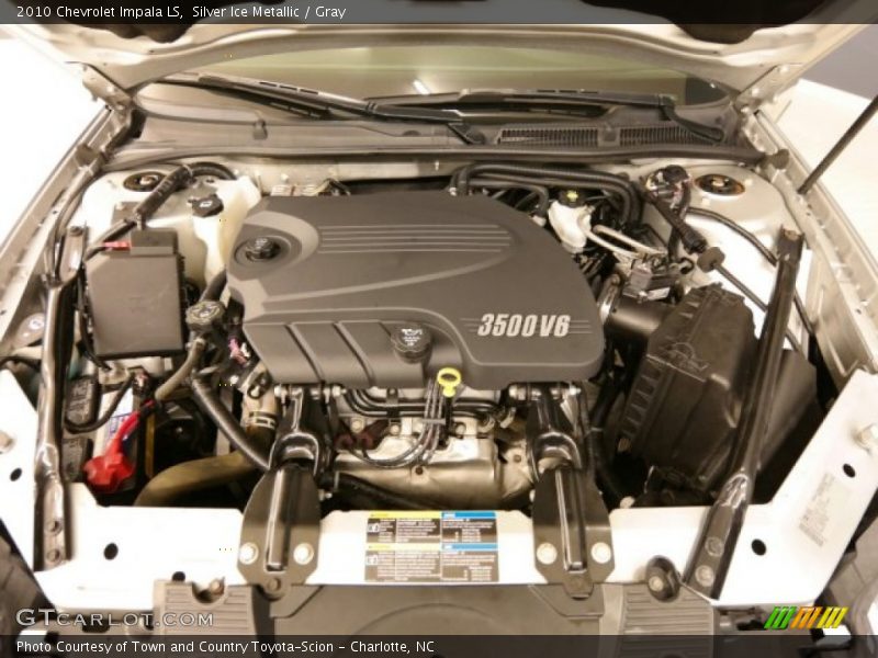 Silver Ice Metallic / Gray 2010 Chevrolet Impala LS