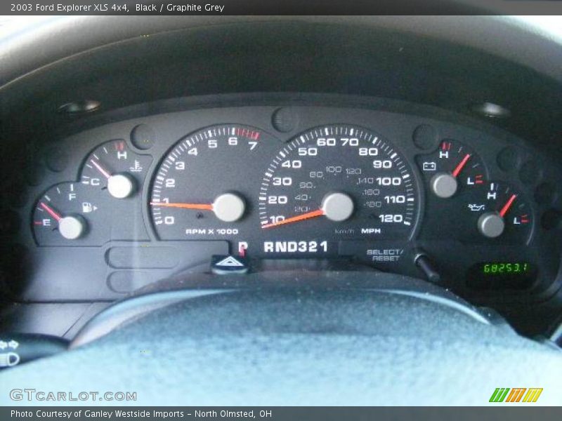 Black / Graphite Grey 2003 Ford Explorer XLS 4x4