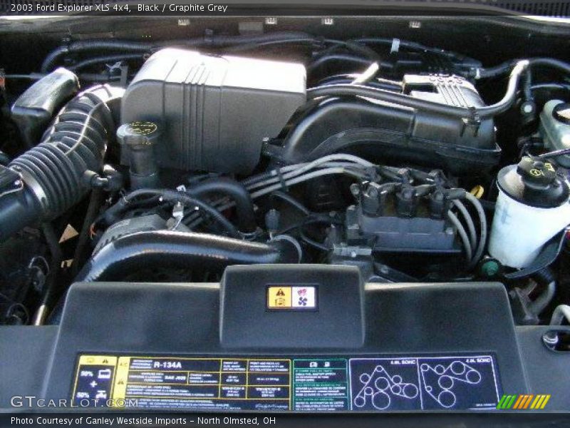 Black / Graphite Grey 2003 Ford Explorer XLS 4x4