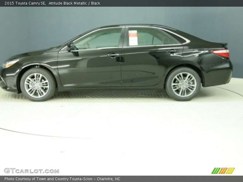Attitude Black Metallic / Black 2015 Toyota Camry SE