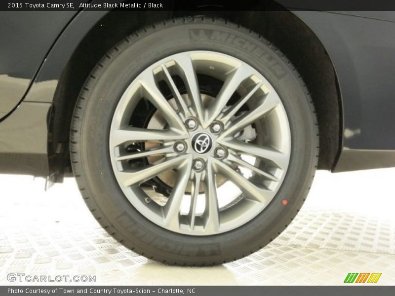 Attitude Black Metallic / Black 2015 Toyota Camry SE