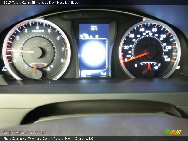 Attitude Black Metallic / Black 2015 Toyota Camry SE