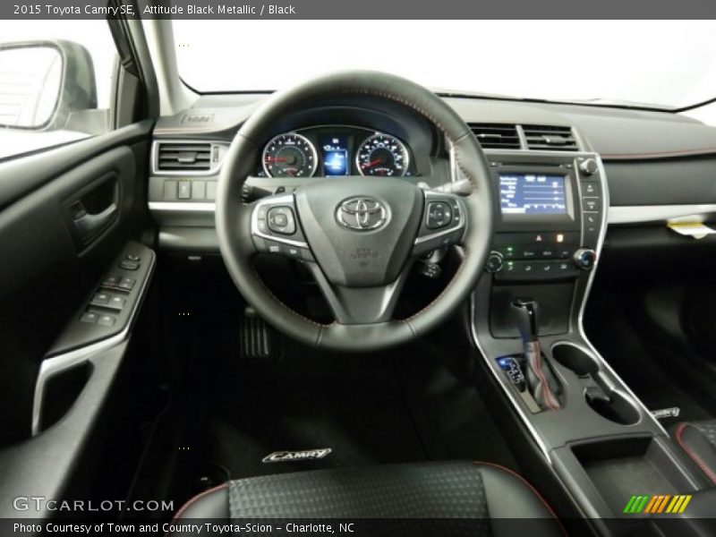 Attitude Black Metallic / Black 2015 Toyota Camry SE