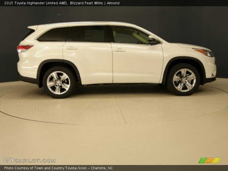 Blizzard Pearl White / Almond 2015 Toyota Highlander Limited AWD