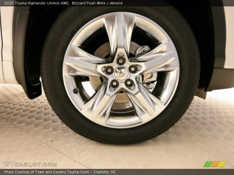 Blizzard Pearl White / Almond 2015 Toyota Highlander Limited AWD
