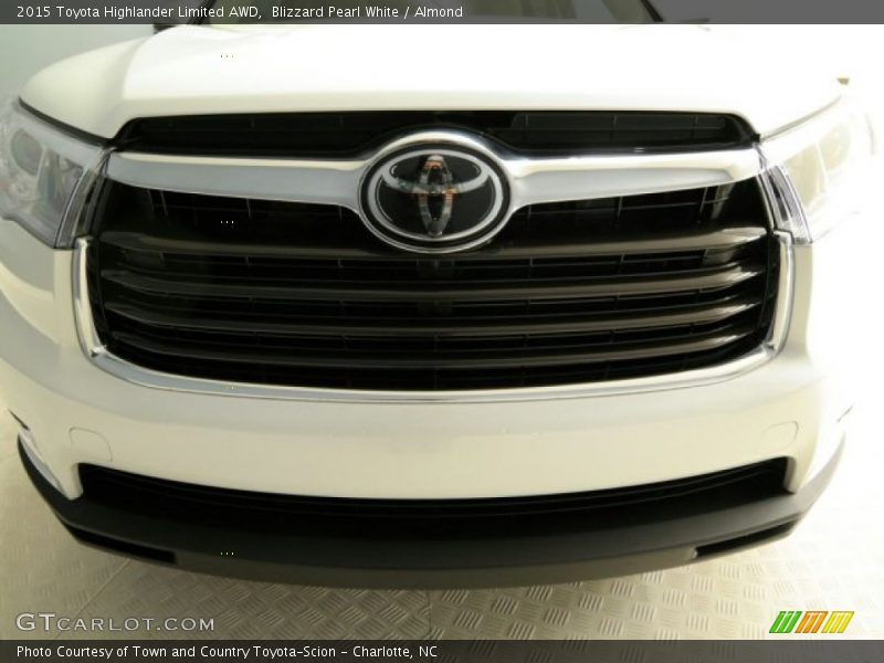Blizzard Pearl White / Almond 2015 Toyota Highlander Limited AWD