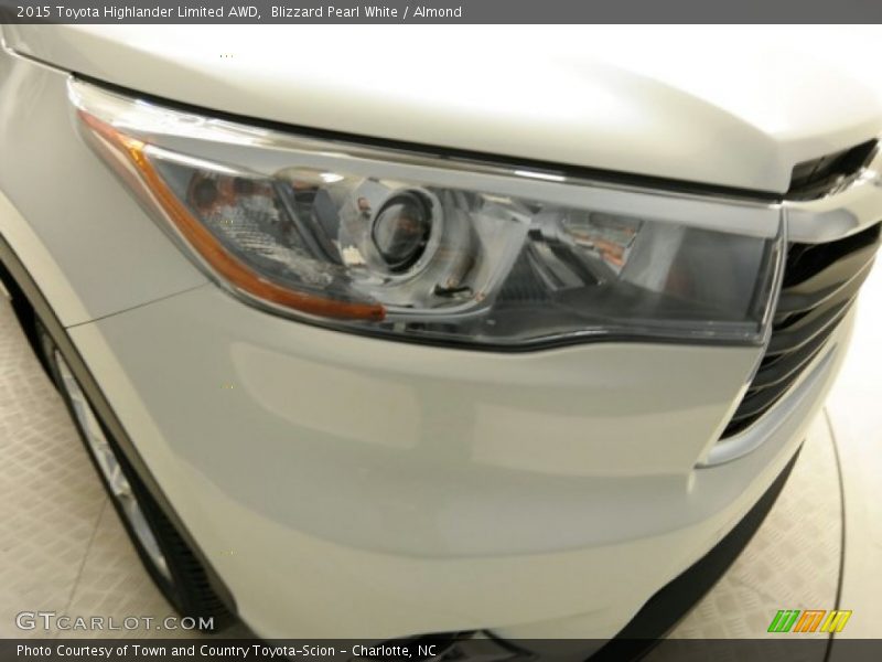 Blizzard Pearl White / Almond 2015 Toyota Highlander Limited AWD
