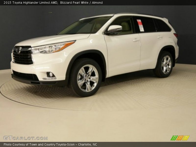 Blizzard Pearl White / Almond 2015 Toyota Highlander Limited AWD