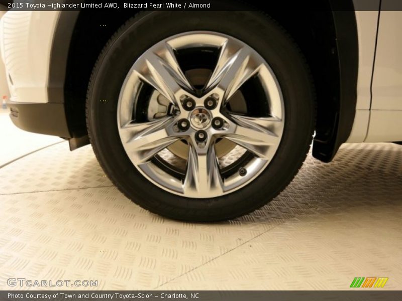 Blizzard Pearl White / Almond 2015 Toyota Highlander Limited AWD