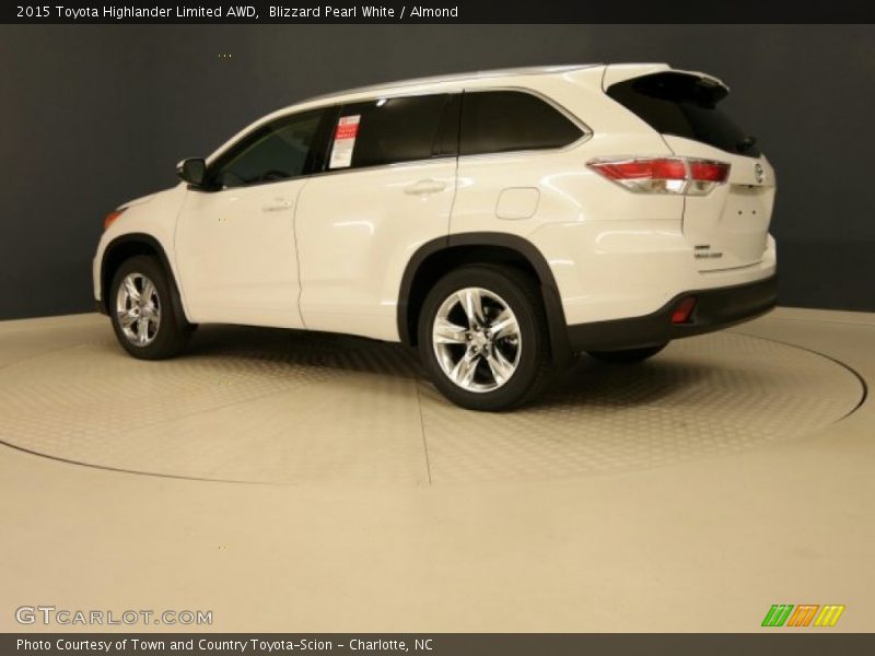 Blizzard Pearl White / Almond 2015 Toyota Highlander Limited AWD