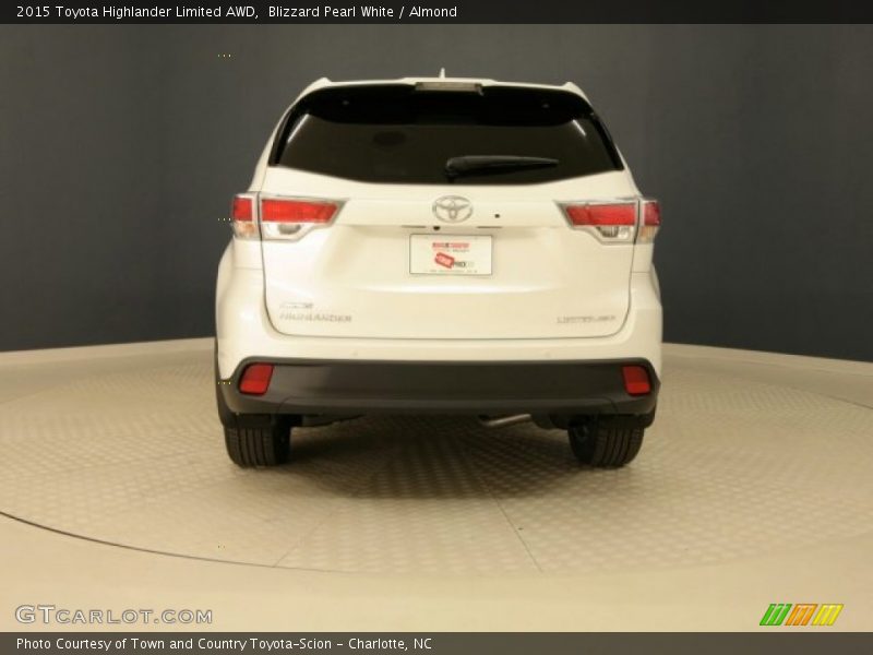 Blizzard Pearl White / Almond 2015 Toyota Highlander Limited AWD