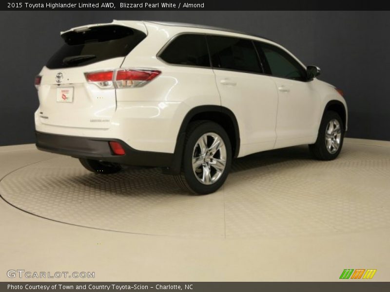 Blizzard Pearl White / Almond 2015 Toyota Highlander Limited AWD